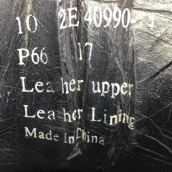 Drew Black Leather Lace Up Boots - Picture 10 of 11